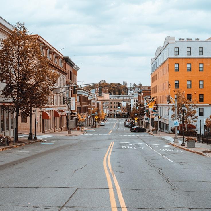 City skyline in Maastricht, Netherlands